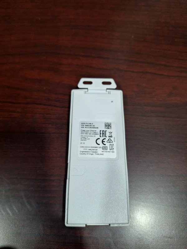 AXIS Communications P12 MKii used 0896-001-02 POE CAM 44-57 VDC IEEE 802.3af gallery