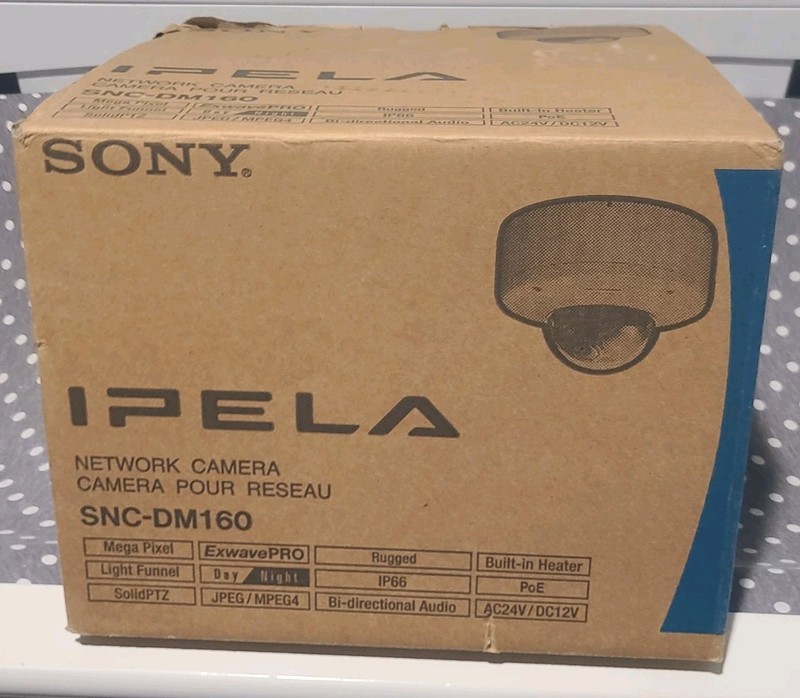 Sony Ipela SNC-DM160 Surveillance Camera Open Box gallery