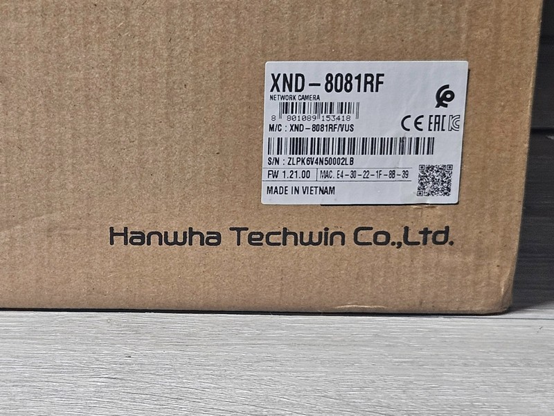 Hanwha Wisenet XND-8081RF - 1 gallery