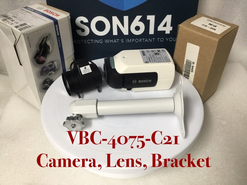 Bosch VBC-4075-C21 CCTV Color Camera W/720TVL Ultra High Res 5-50mm Bracket NEW!