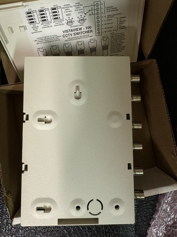 CCTV Switcher Module 4 in 2 out, Vistaview 100 Ademco gallery