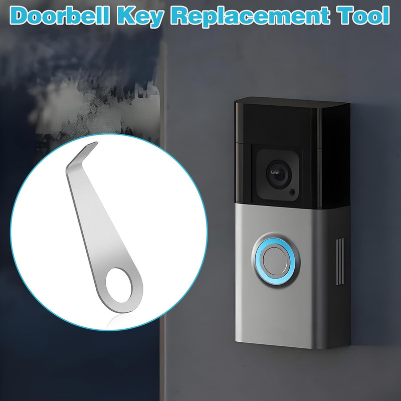 2Pcs Doorbell Key Replacement Tools Removal Key Compatible with All-New R/Ing Vi gallery