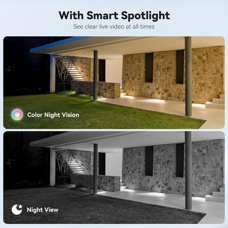 Easy Install Solar Security Cameras 2-Pack - 2K Resolution & 360° Viewing Angle gallery