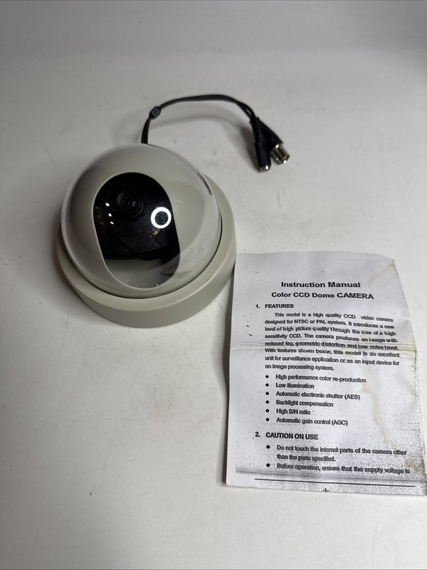 CN – 7432W color dome security camera CCD