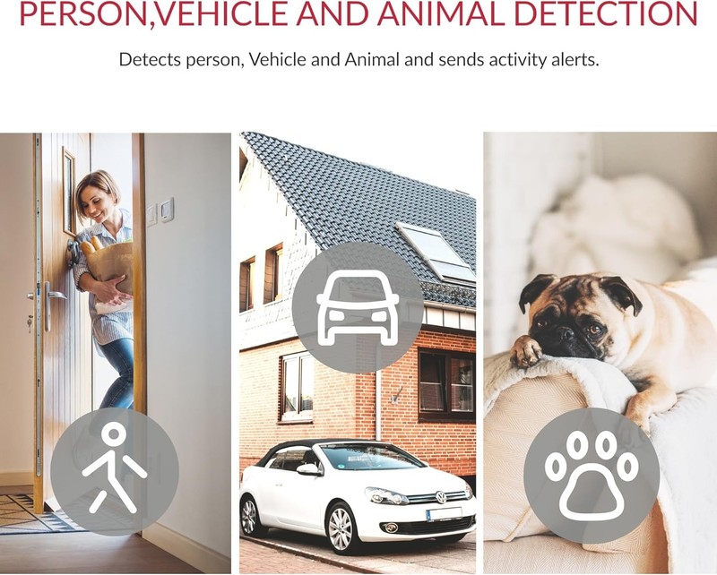 YI 2K 3MP Home Security Camera Person Animal Detection gallery