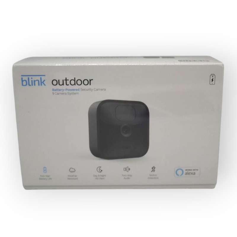 BLINK OUTDOOR CAMERA – 3RD GENERATION – BATTERY POWERED 1 CAMERA SYSTEM NEW