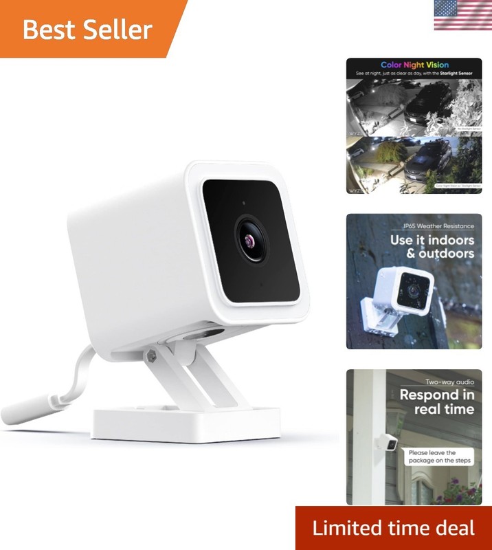 1080p Wired Security Camera with Twin Audio & Superior Night Vision Performance