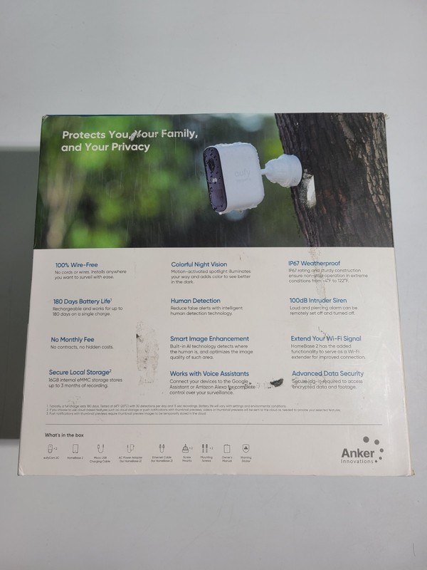 Security 2C 2-Cam Kit, Security Camera Outdoor, 2.4 Ghz WiFi Compatible Wireless gallery