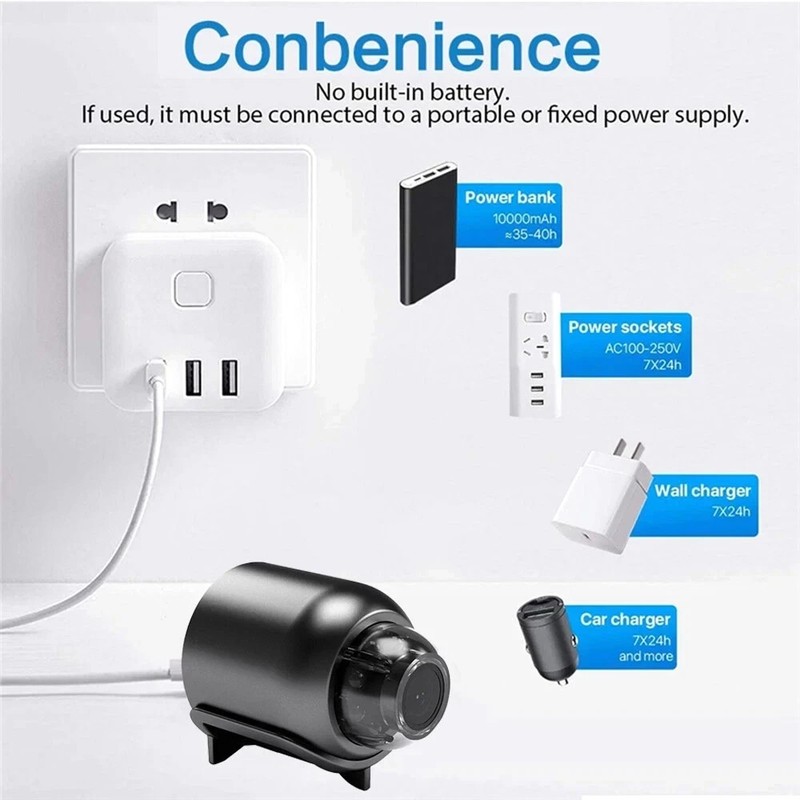 1080P Mini Camera CCTV WiFi HD IP Night Vision Camcorder Home Security Cam USA gallery