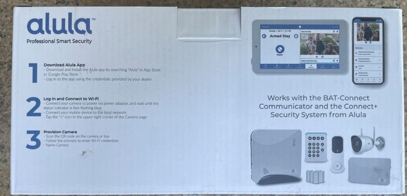 ALULA OUTDOOR WIFI BULLET CAMERA HD VIDEO, MOTION DETECTION CAM-OD-HS2-AI NIB gallery