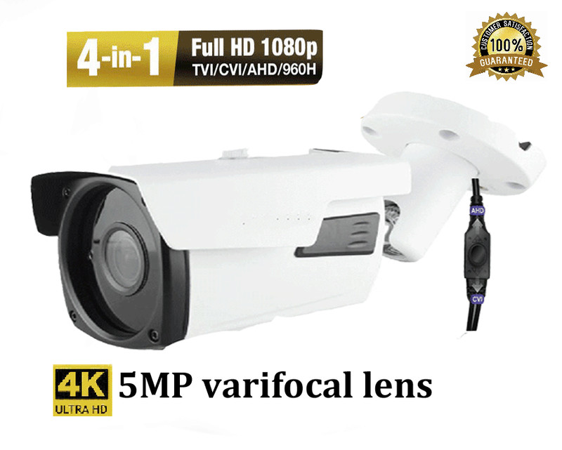 5MP OmniVision CMOS 2.8-12mm VF Lens switchable 4 in 1 Modes Camera System