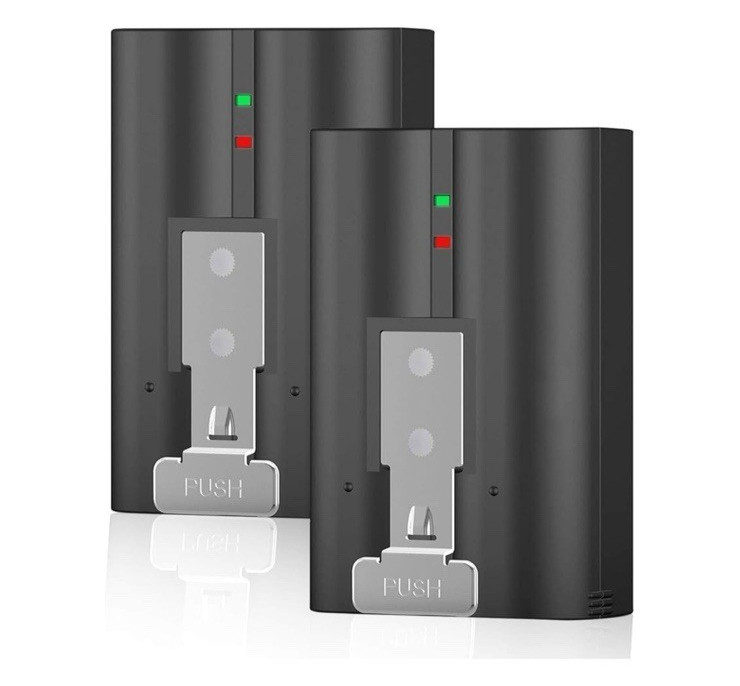 2‑Pack 6040 mAh Batteries+Dual Charger for Ring Doorbell 2/3/4 Spotlight StickUp gallery