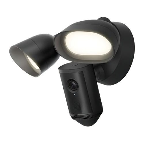 B0F67QC64J Floodlight Cam Wired Pro 2nd Gen 1080p Motion Detect Black