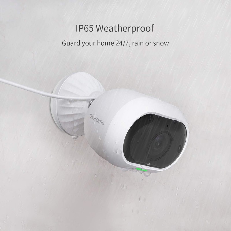 BLURAMS 2K SECURITY CAMERA OUTDOOR 360 PTZ CAMERAS FOR HOME SECURITY – WHITE