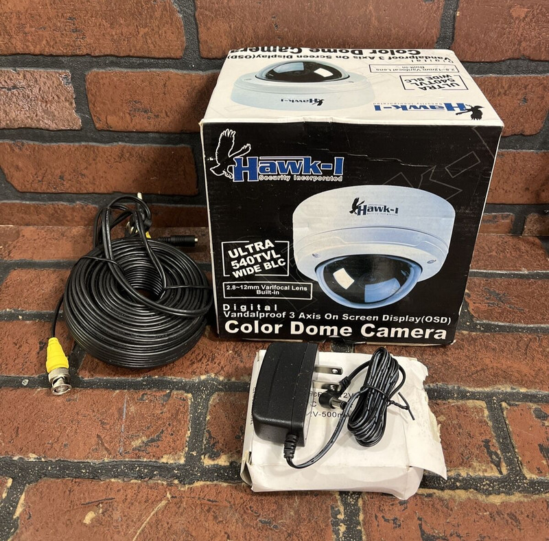 Hawk-I Color Dome Camera Ultra 540TVL Wide