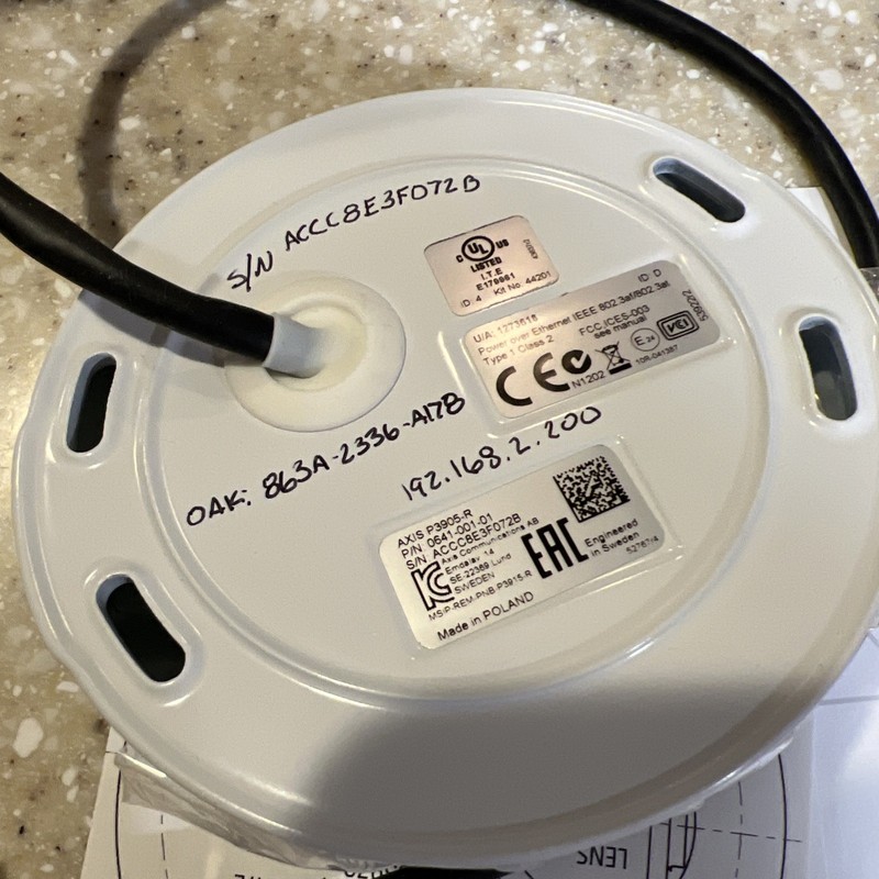Axis P3925-R Surveillance Network Transit Dome Camera gallery