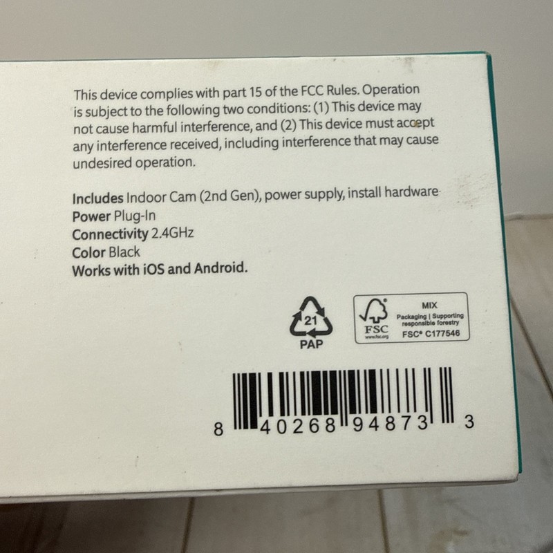 Ring Indoor Cam Smart Plug-In Security WiFi Black✅ gallery