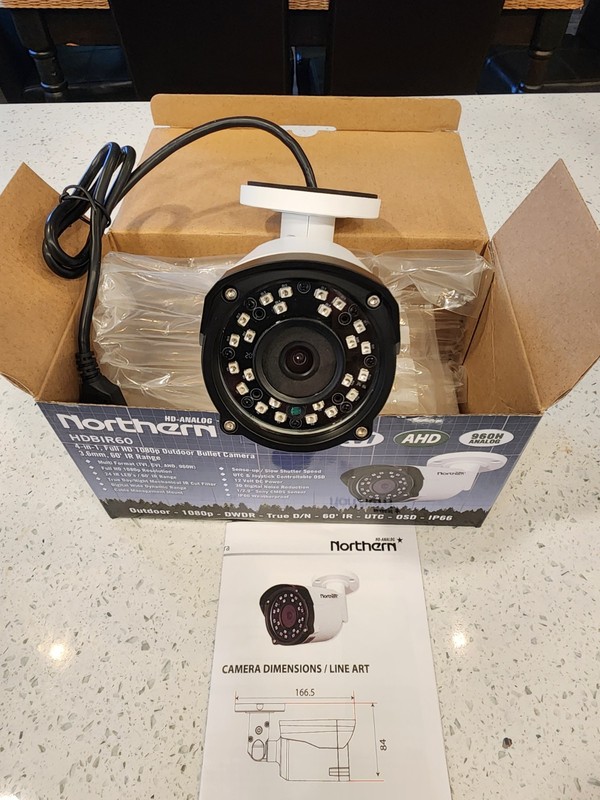 HD 1080p Analog Bullet Security Camera 4-in-1 (TVI/AHD/CVI/CVBS) Weatherproof gallery