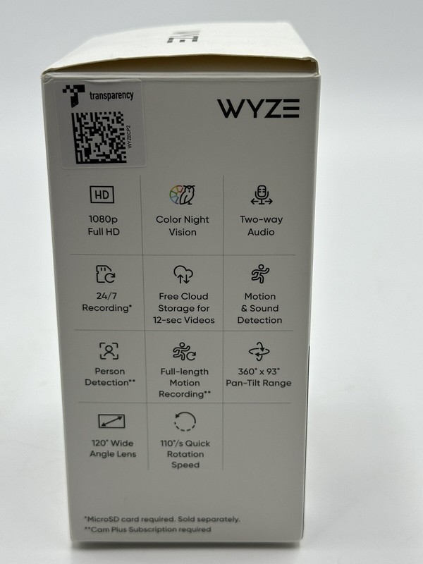 Wyze Cam Pan Indoor Wired 1080p HD Security Camera - New/Open Box gallery