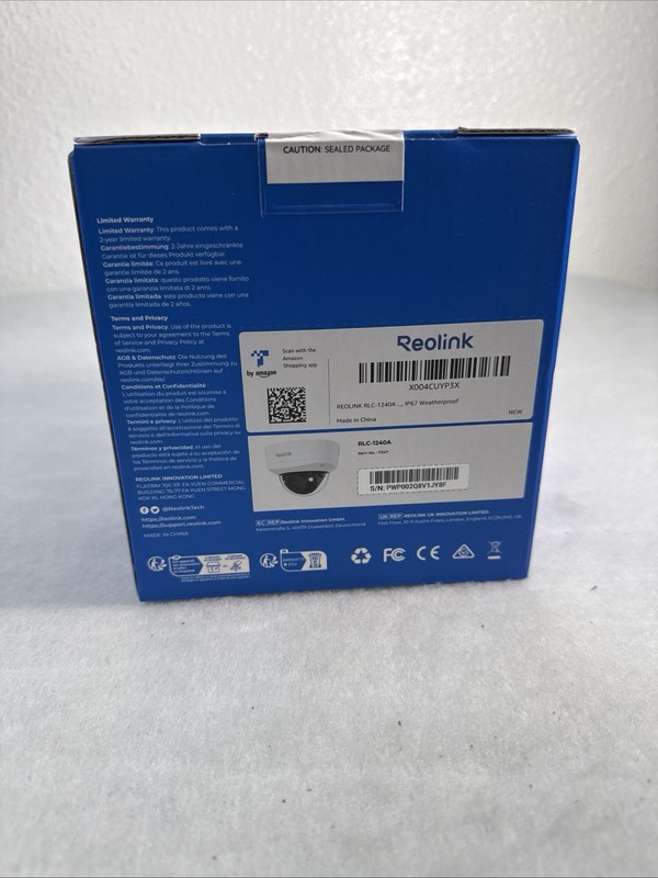 REOLINK RLC-1240A IP67 Weatherproof NEW gallery