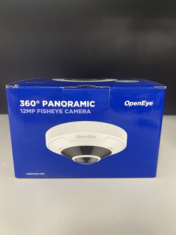 OpenEye OE-C97512 12MP Ultra High-Definition Fisheye 360° Panoramic IP Camera