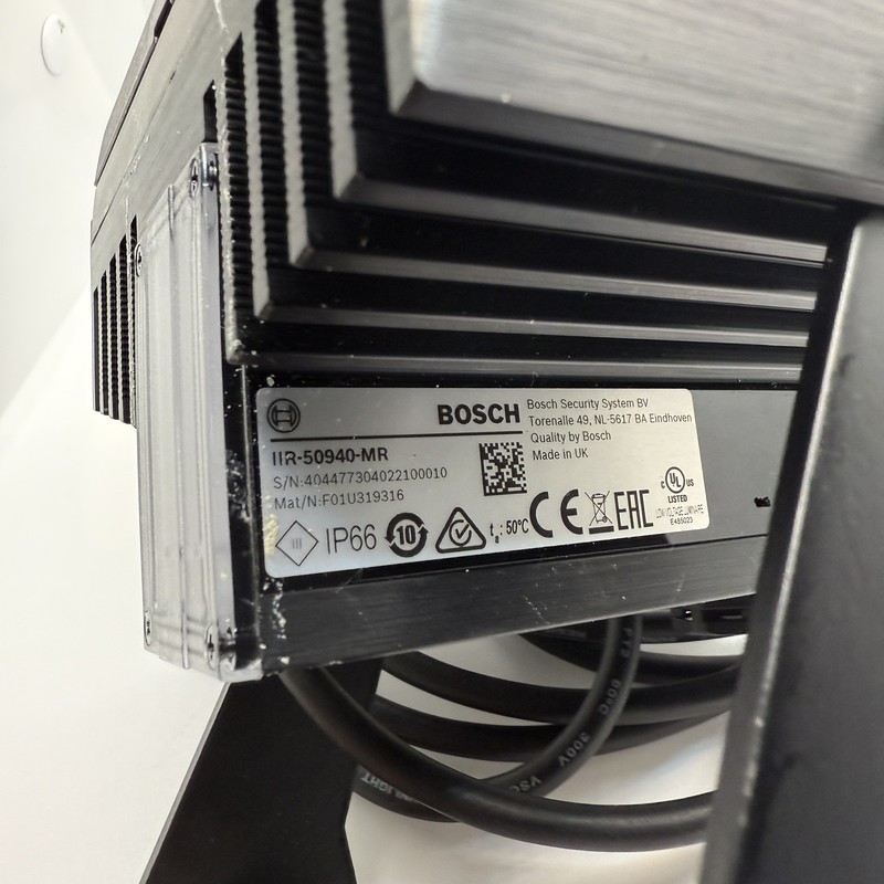 Bosch IIR-50940-MR Infrared Illuminator 5000 MR 940nm CCTV Security Light IP66 gallery