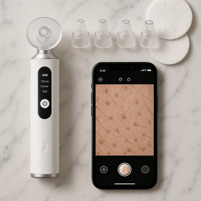 Visual Blackhead Remover WiFi Camera Pore Vacuum gallery