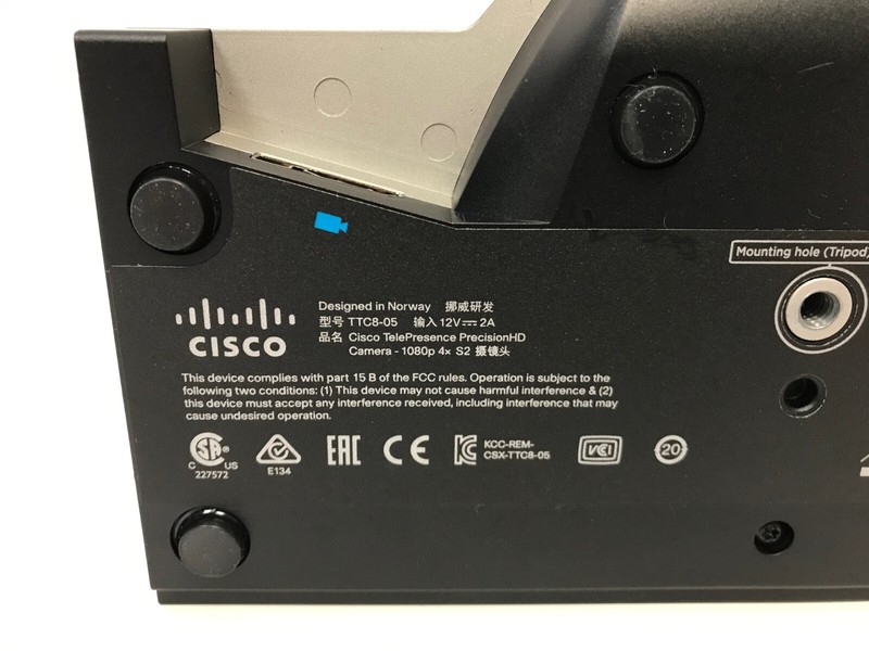 CISCO TTC8-05 800-37226-02 BO+ TELEPRESENCE PRECISION HD CAMERA *NO AC NO CABLES gallery