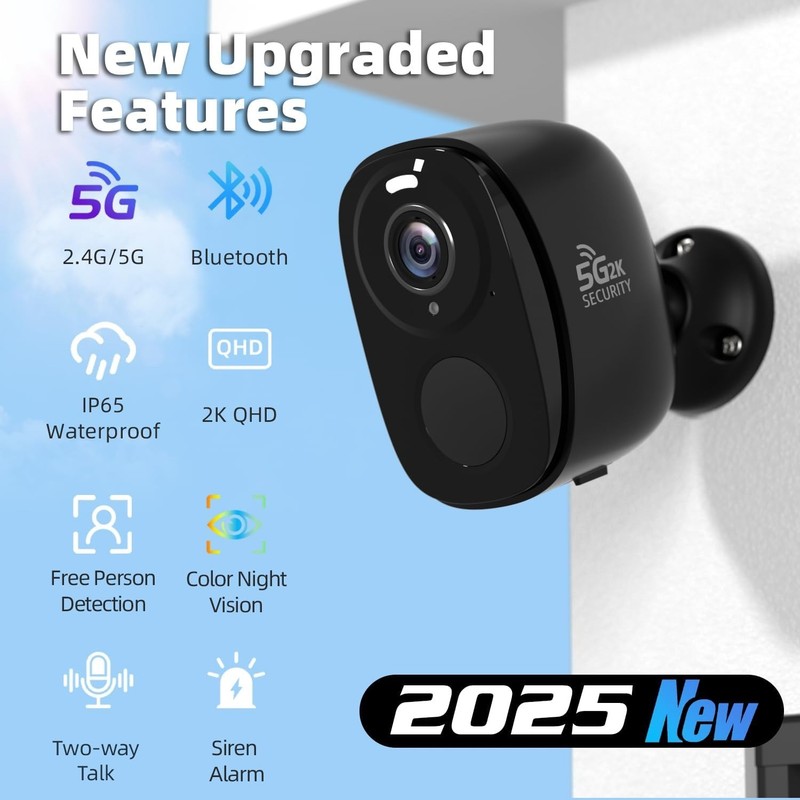 Comprehensive Outdoor/Indoor Home Security with 4-Pack 2K AI Motion Cameras gallery