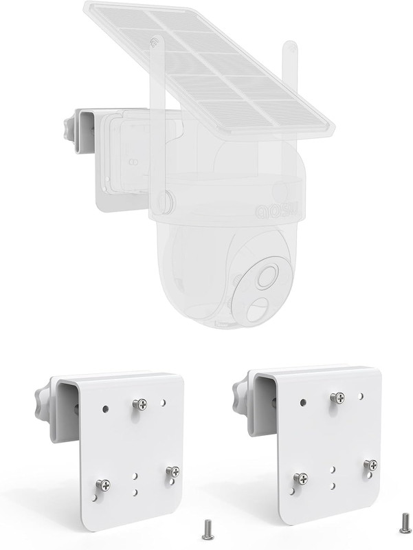 Gutter Mount for AOSU Solar Security Cameras Outdoor Wireless(Solarcam D1 Classi