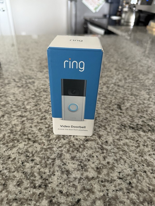 Ring Battery Doorbell Camera Satin Nickel