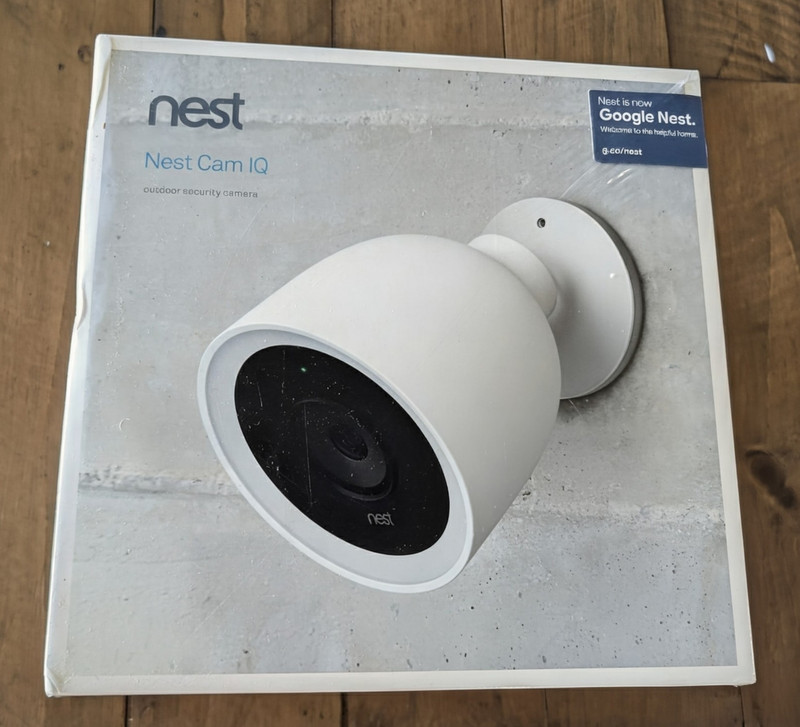 Nest Cam IQ Outdoor 1080p IP Security Camera, NC4100US White NEW-SEALED