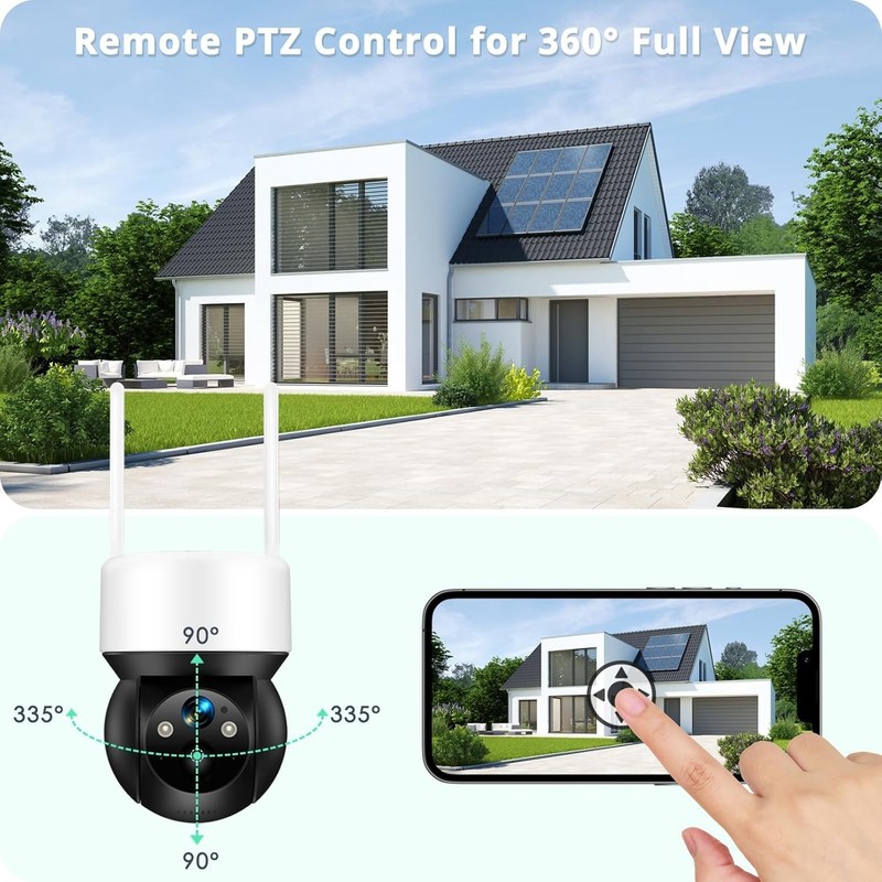 4G Camaras De Seguridad Sin WIFI Para Casa Exterior Inalambricas Con Panel Solar gallery