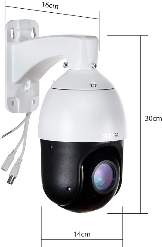 Outdoor PTZ Analog Camera, 22X Optical Zoom, 960H CCTV Security Dome Camera, up gallery