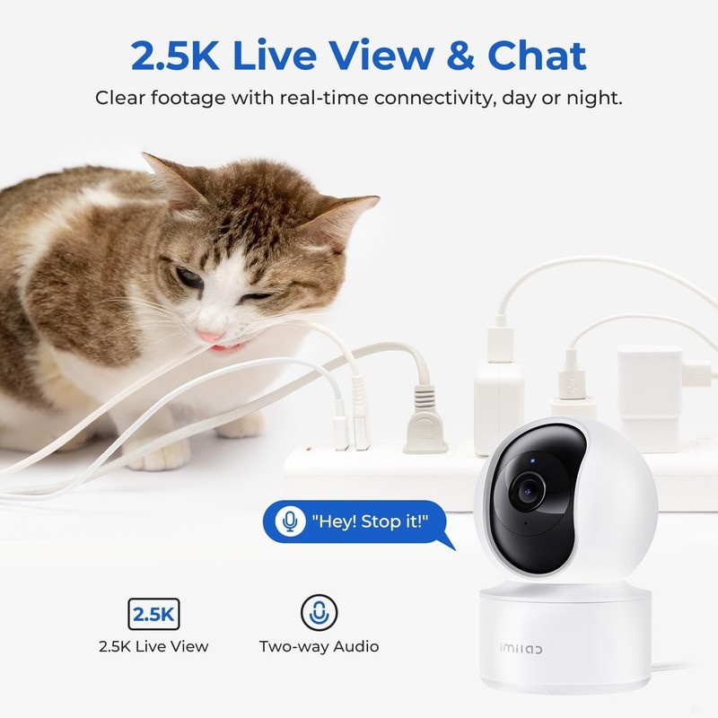IMILAB C21 2.5K Security Camera Indoor 360° View Indoor Camera for Home Security gallery