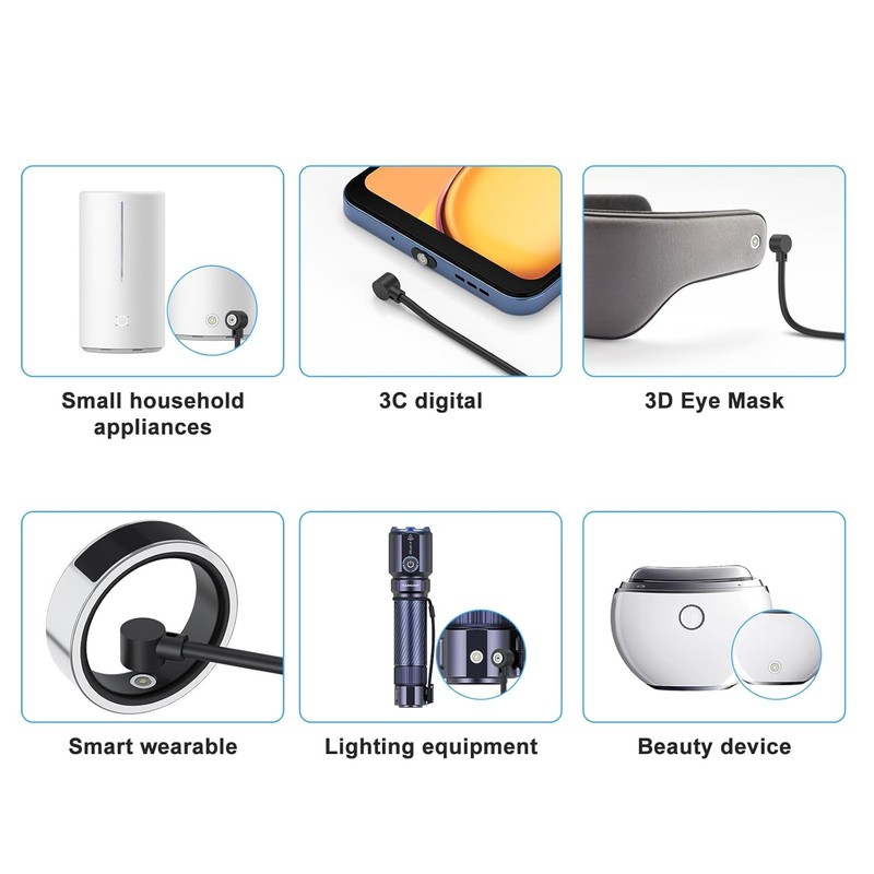 Smart Ring Charger Cable Compatible R02 R09 R18 R03 R06 R08 R10 R11 Ring gallery