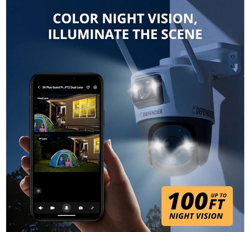 Dual Lens Pan, Tilt, Zoom SMART AI Auto Tracking Unrivaled 3K PLUS Quality gallery