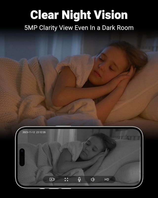Indoor 2K, Pet with App, WiFi Cameras for Home for Dog/ Baby Monitor/Elder Pa... gallery