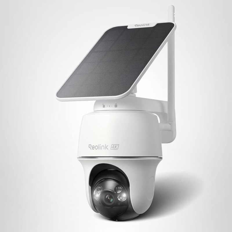 REOLINK First 4K Solar Security Cameras Wireless Outdoor White *NEW SEALED*
