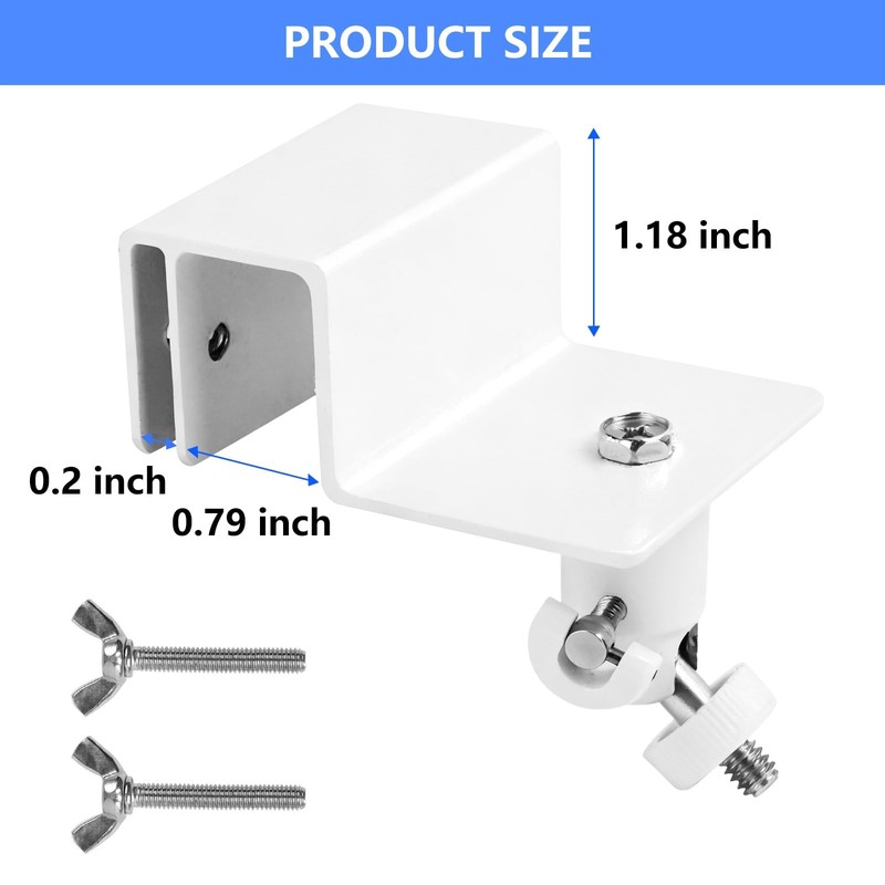 Gutter Mount 360° Adjustable for eufy Security SoloCam S220/C210, eufyCam 2C/2C gallery