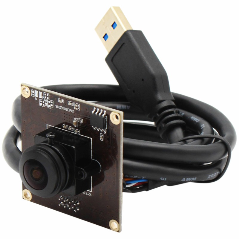 Webcamera w/ 180 degree wide angle fisheye Lens ELP USB3.0 IMX291 Camera Module gallery