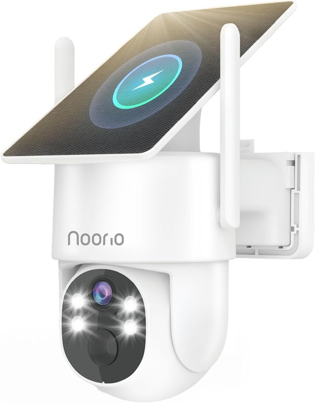 Solar Security Camera Wireless Outdoor, 2K Cameras for Home Security, 4MP 360... gallery