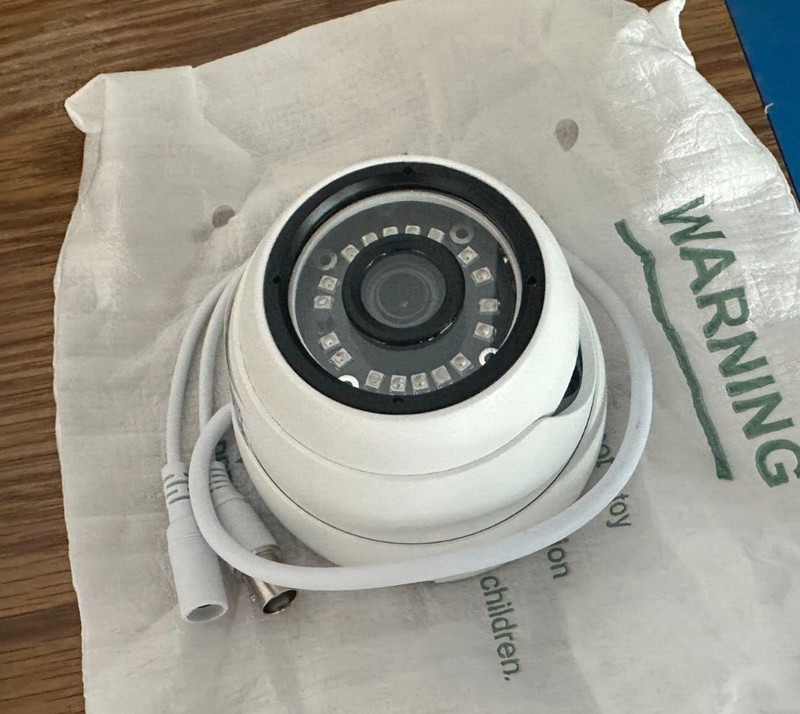 Lot of 2 Analog CCTV HD 1080P HD TVI Security Dome Cameras