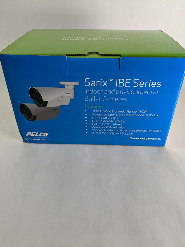 Lot of 2 New Pelco IBE329-1R Sarix� IBE Series Indoor and Environmental Bullets gallery