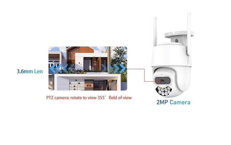 1080P WIFI Wireless IP Camera IN/Outdoor CCTV HD PTZ Home Security Smart IR Cam gallery
