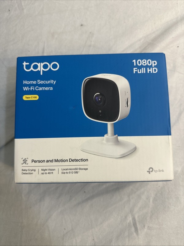 Tapo C100 Home Security Wi-Fi Camera 1080P Full HD