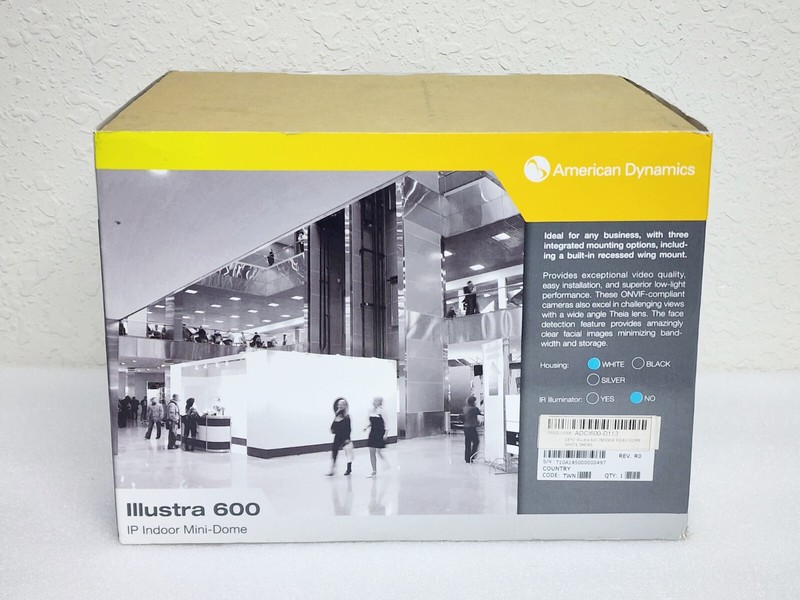 American Dynamics ADCI600-D113 Indoor HD 720p Mini-Dome, TDN, WDR, 3-9mm gallery