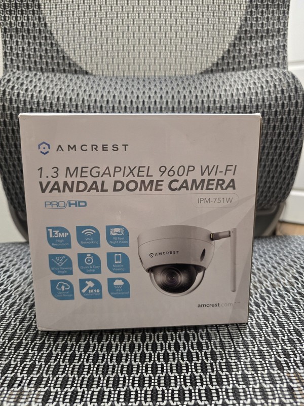 Amcrest 960P WiFi Dome Security Camera IPM-751W Night Vision Outdoor Vandal