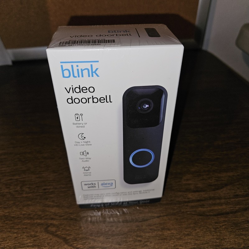 NEW Blink Video Doorbell – Two Way Audio, HD video and Alexa