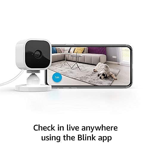 Blink Mini plug in indoor 1080p HD smart security camera - White (2 Packs) gallery